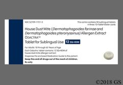 Odactra Coupon - Odactra 30 sublingual tablets of 12 SQ-HDM dose pack