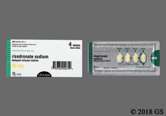 Risedronate DR Coupon - Risedronate DR 4 tablets of 35mg dose pack