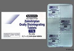Zomig Zmt Coupon - Zomig Zmt 3 orally disintegrating tablets of 5mg dose pack
