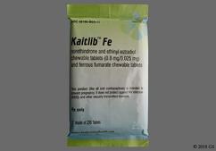 Brown Round Lu And I62 - Kaitlib Fe Chewable Tablet