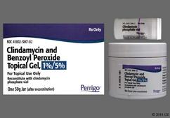 white - Clindamycin / Benzoyl Peroxide 1%-5% Topical Gel