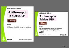 Pink Oval L11 And Lu - Azithromycin 250mg Tablet (6ct Blister Card)