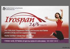 Irospan Coupon - Irospan 30 tablets of 100mg/155mg dose pack