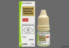 Moxifloxacin Coupon - Moxifloxacin 3ml of 0.5% eye dropper