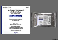 colorless - Ipratropium Bromide / Albuterol Sulfate 0.5mg-3mg / 3mL Solution for Inhalation