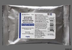 colorless - Ipratropium Bromide / Albuterol Sulfate 0.5mg-3mg / 3mL Solution for Inhalation