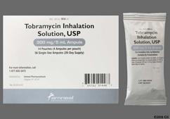 Tobramycin Coupon - Tobramycin 56 ampules of 300mg/5ml carton