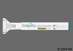 yellow - Emgality 120mg / mL Prefilled Pen