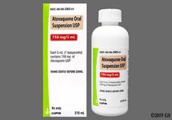 yellow - Atovaquone 750mg / 5mL Suspension