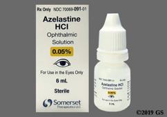 is azelastine a controlled substance