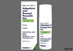 yellow - Adapalene / Benzoyl Peroxide Pump 0.1%-2.5% Topical Gel