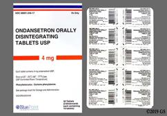 White Round 4 And G - Ondansetron 4mg Orally Disintegrating Tablet