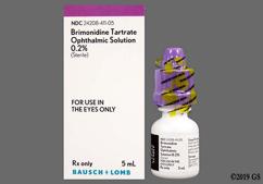 green-yellow - Brimonidine Tartrate 0.2% Ophthalmic Solution