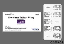 White Oblong 127 And P - Everolimus 7.5mg Tablet