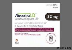 Absorica LD Coupon - Absorica LD 30 capsules of 32mg box