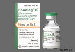 Kenalog Coupon - Kenalog 5ml of 10mg / ml vial