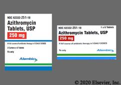 Pink Oblong 590 And L - Azithromycin 250mg Tablet (6ct Blister Card)