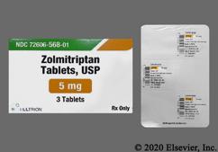 Pink Round Ac 323 - Zolmitriptan 5mg Tablet
