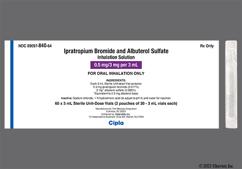 colorless - Ipratropium Bromide / Albuterol Sulfate 0.5mg-3mg / 3mL Solution for Inhalation
