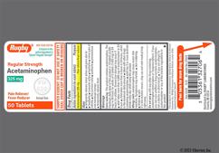 White Round Ph020 - Acetaminophen Regular Strength 325mg Tablet
