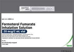 colorless - Formoterol Fumarate 20mcg / 2mL Solution for Inhalation