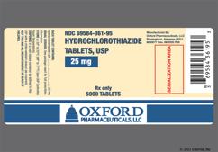 Peach Round O And 361 - Hydrochlorothiazide 25mg Tablet