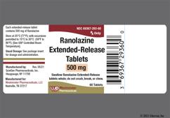 Peach Oblong 423 And Sg - Ranolazine 500mg Extended-Release Tablet