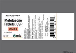 Peach Round I And 121 - Metolazone 2.5mg Tablet