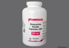 Blue Chl D76 - Doxycycline Hyclate 100mg Capsule