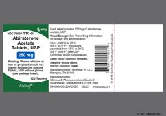 White Oval G And 135 - Abiraterone Acetate 250mg Tablet