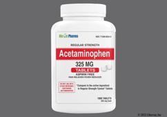 white round - Acetaminophen 325mg Tablet