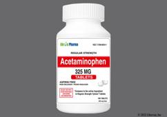 white round - Acetaminophen 325mg Tablet