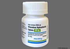 Blue Oval 499 And L - Vilazodone Hydrochloride 40mg Tablet