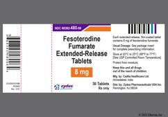 Fesoterodine Coupon - Fesoterodine 8mg tablet