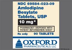 White Round O And 023 - Amlodipine Besylate 10mg Tablet