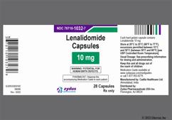 Blue-Green And White 1035 - Lenalidomide 10mg Capsule