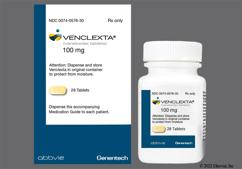 Yellow Oblong 100 And V - VENCLEXTA 100mg Tablet