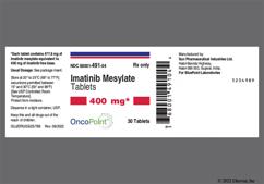 Yellow Oval 475 - Imatinib Mesylate 400mg Tablet