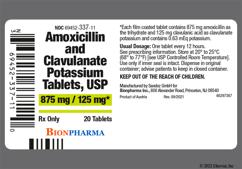 White Oblong Gg N7 - Amoxicillin / Clavulanate Potassium 875mg-125mg Tablet