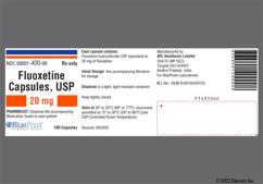 Green And White E 91 - Fluoxetine Hydrochloride 20mg Capsule