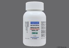 White Nl1 - Metformin Hydrochloride 1000mg Extended-Release Tablet