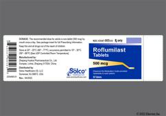 White Round 500 And S - Roflumilast 500mcg Tablet