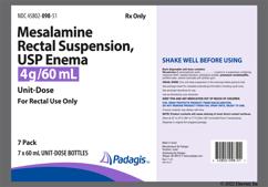 Mesalamine Coupon - Mesalamine 7 bottles of 4g/60ml carton