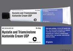 yellow - Nystatin / Triamcinolone Acetonide 100000unit / g-0.1% Topical Cream