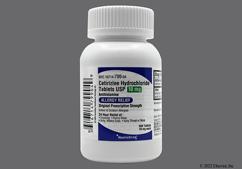 White Round 36 And X - Cetirizine Hydrochloride 10mg 24 Hour Allergy Relief Tablet
