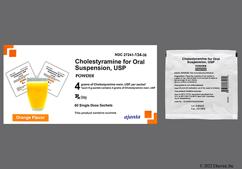 yellow - Cholestyramine 4g Powder for Suspension