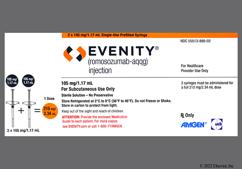Evenity Coupon - Evenity 2 syringes of 105mg/1.17ml carton