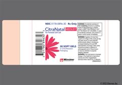 Citranatal Medley Coupon - Citranatal Medley 30 softgels of 1mg/27mg/200mg bottle