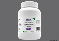 Yellow Oval C625 - Colesevelam Hydrochloride 625mg Tablet