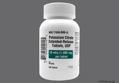 Tan Oval E35 - Potassium Citrate 10mEq Extended-Release Tablet